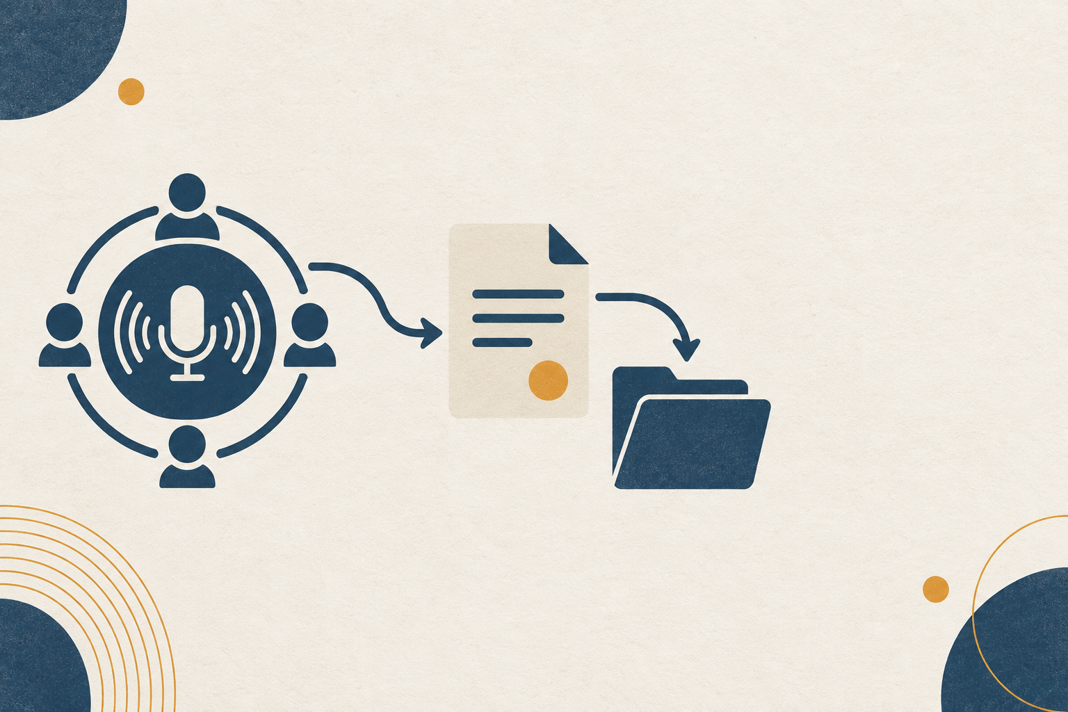 Meeting material becoming a shared work document