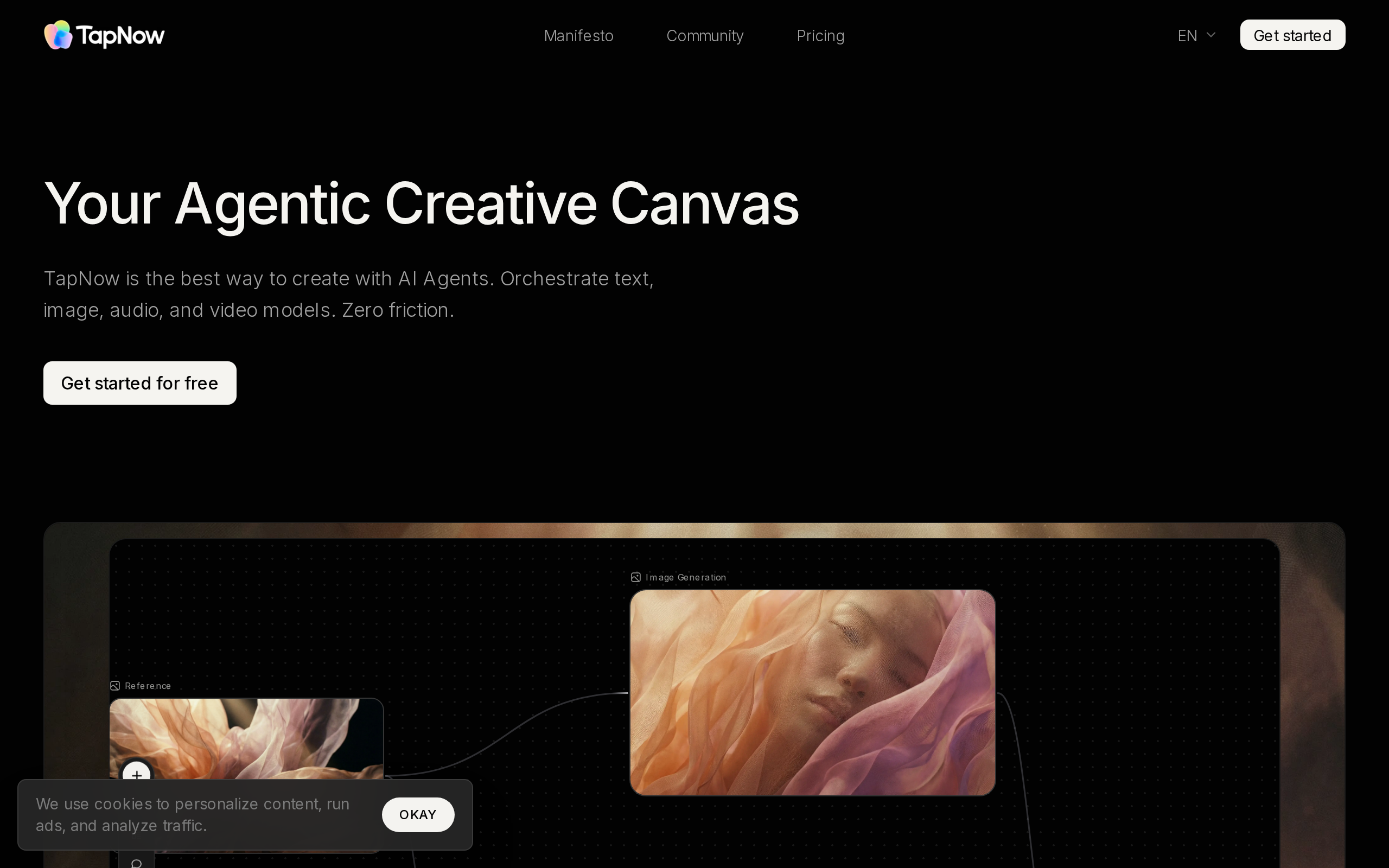 TapNow, whose Creative OS geekpark tested on three projects - the system this article calls a revision-first workflow rather than a prompt box.